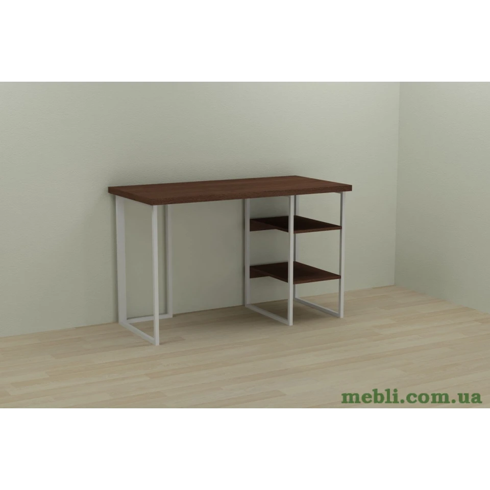 Комп'ютерний стіл Ferrum-decor Кевін 75x120x70 білий ДСП Венге 32мм