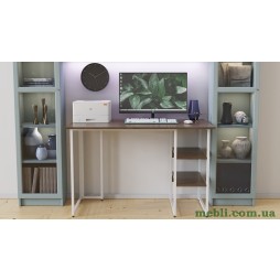 Комп'ютерний стіл Ferrum-decor Кевін 75x120x70 білий ДСП Дуб Сонома Труфель 16мм