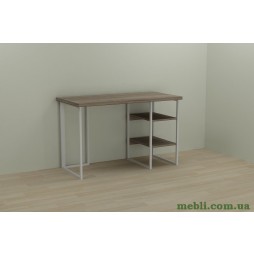 Комп'ютерний стіл Ferrum-decor Кевін 75x120x70 білий ДСП Дуб Сонома Труфель 32мм