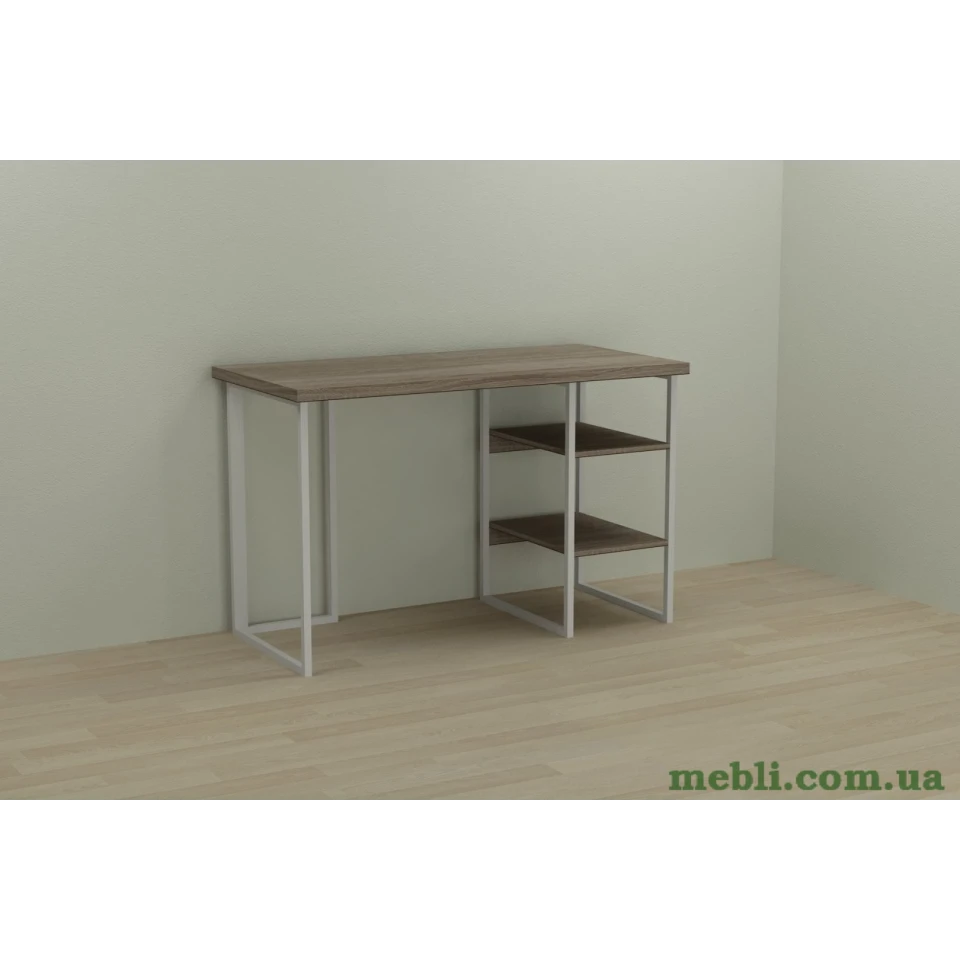 Комп'ютерний стіл Ferrum-decor Кевін 75x120x70 білий ДСП Дуб Сонома Труфель 32мм