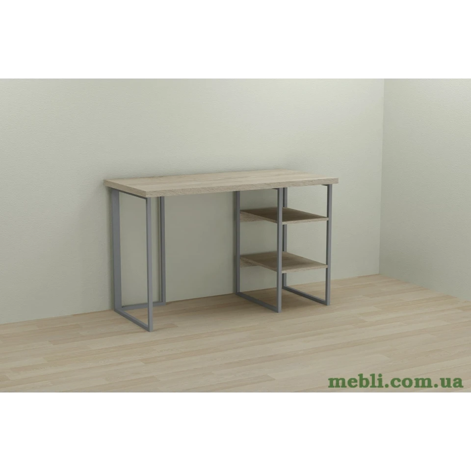 Комп'ютерний стіл Ferrum-decor Кевін 75x120x70 сірий ДСП Дуб Сонома 32мм