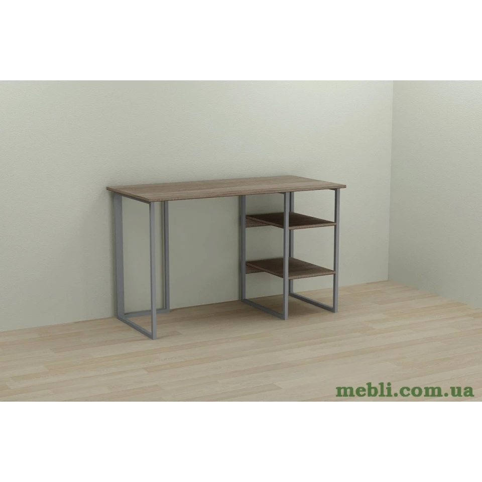 Комп'ютерний стіл Ferrum-decor Кевін 75x120x70 сірий ДСП Дуб Сонома Труфель 16мм