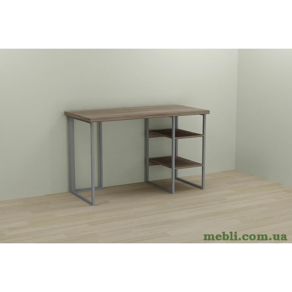 Комп'ютерний стіл Ferrum-decor Кевін 75x120x70 сірий ДСП Дуб Сонома Труфель 32мм