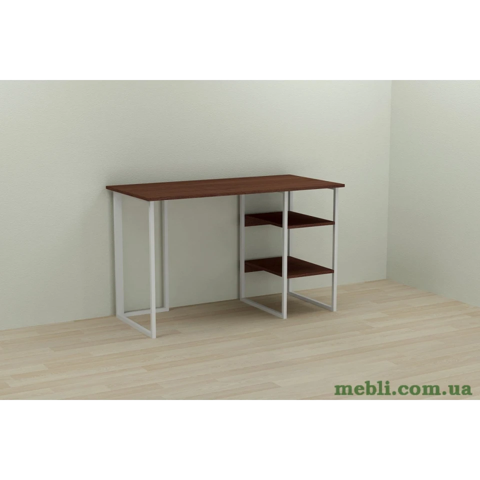 Комп'ютерний стіл Ferrum-decor Кевін 75x140x60 білий ДСП Венге 16мм