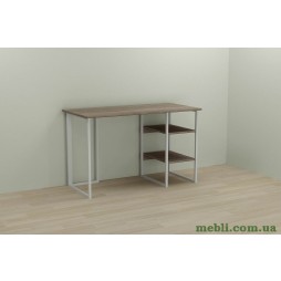 Комп'ютерний стіл Ferrum-decor Кевін 75x140x60 білий ДСП Дуб Сонома Труфель 16мм