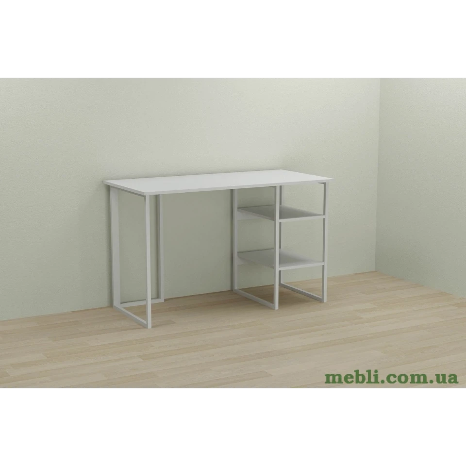 Комп'ютерний стіл Ferrum-decor Кевін 75x140x70 білий ДСП Білий 16мм