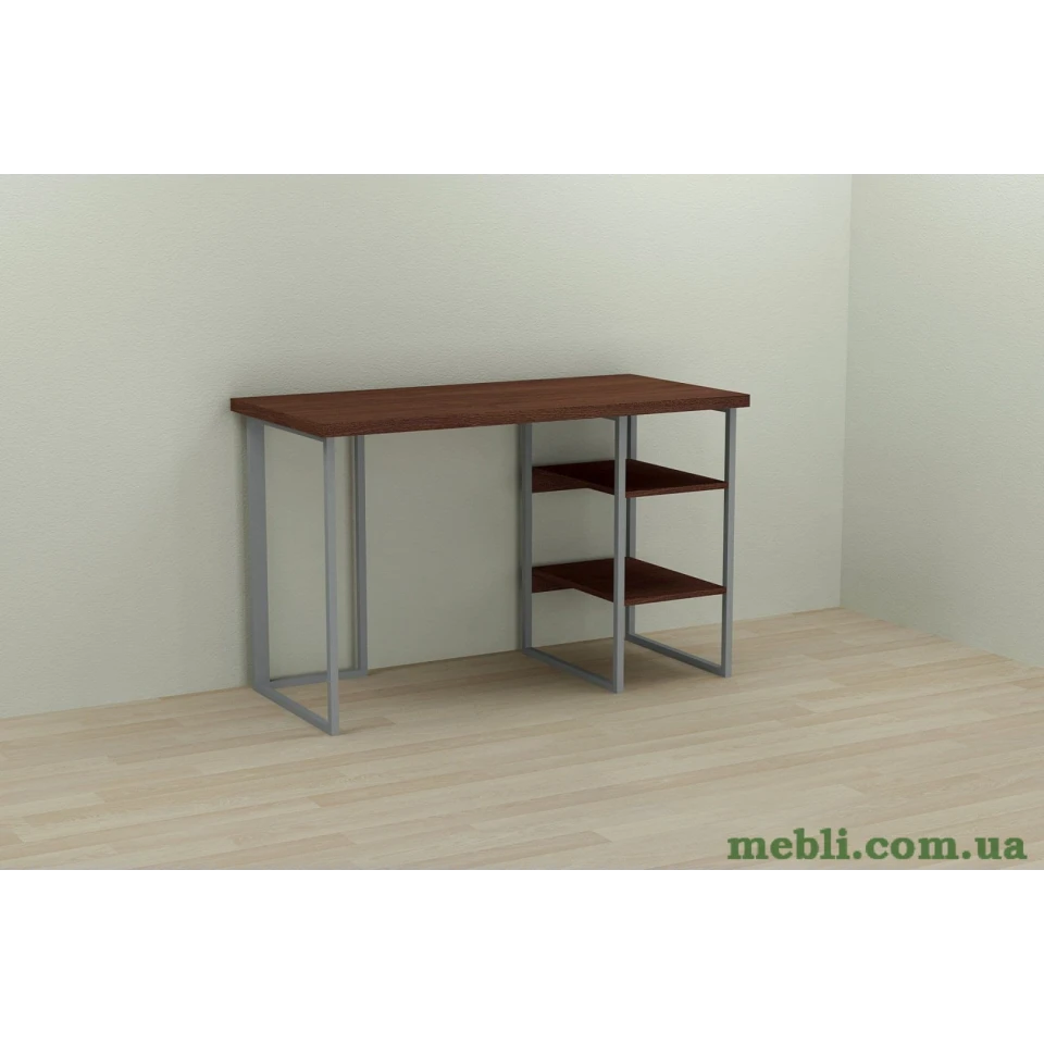 Комп'ютерний стіл Ferrum-decor Кевін 75x140x70 сірий ДСП Венге 32мм