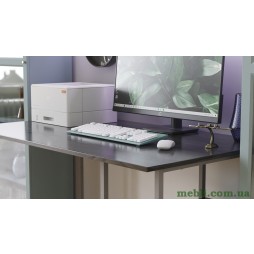 Комп'ютерний стіл Кевін 75x100x70 сірий ДСП Сосна Кембра 32мм