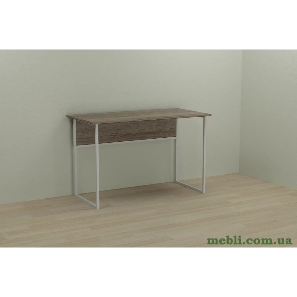 Комп'ютерний стіл Ferrum-decor Коді 75x100x60 білий ДСП Дуб Сонома Труфель 16мм