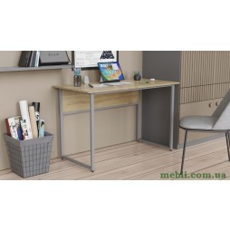 Комп'ютерний стіл Ferrum-decor Коді 75x100x60 сірий ДСП Дуб Сонома 16мм
