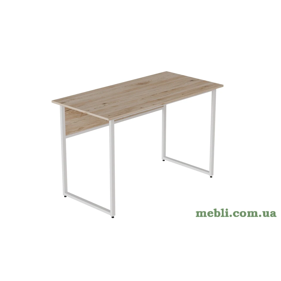 Комп'ютерний стіл Ferrum-decor Коді 75x100x70 білий ДСП Дуб Артізан 16мм