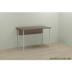 Комп'ютерний стіл Ferrum-decor Коді 75x100x70 білий ДСП Дуб Сонома Труфель 32мм