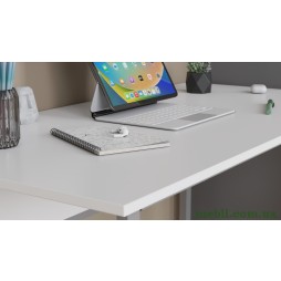 Комп'ютерний стіл Ferrum-decor Коді 75x100x70 сірий ДСП Білий 16мм