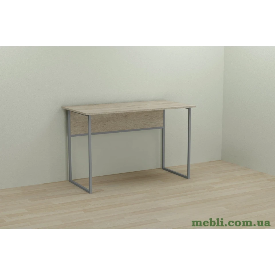 Комп'ютерний стіл Ferrum-decor Коді 75x100x70 сірий ДСП Дуб Сонома 16мм