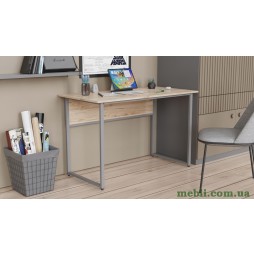 Комп'ютерний стіл Ferrum-decor Коді 75x120x60 сірий ДСП Дуб Артізан 16мм