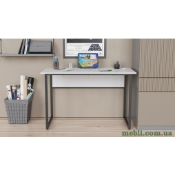 Комп'ютерний стіл Ferrum-decor Коді 75x120x60 чорний ДСП Білий 16мм