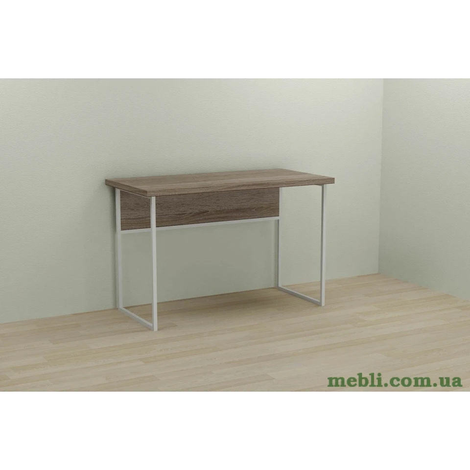Комп'ютерний стіл Ferrum-decor Коді 75x120x70 білий ДСП Дуб Сонома Труфель 32мм