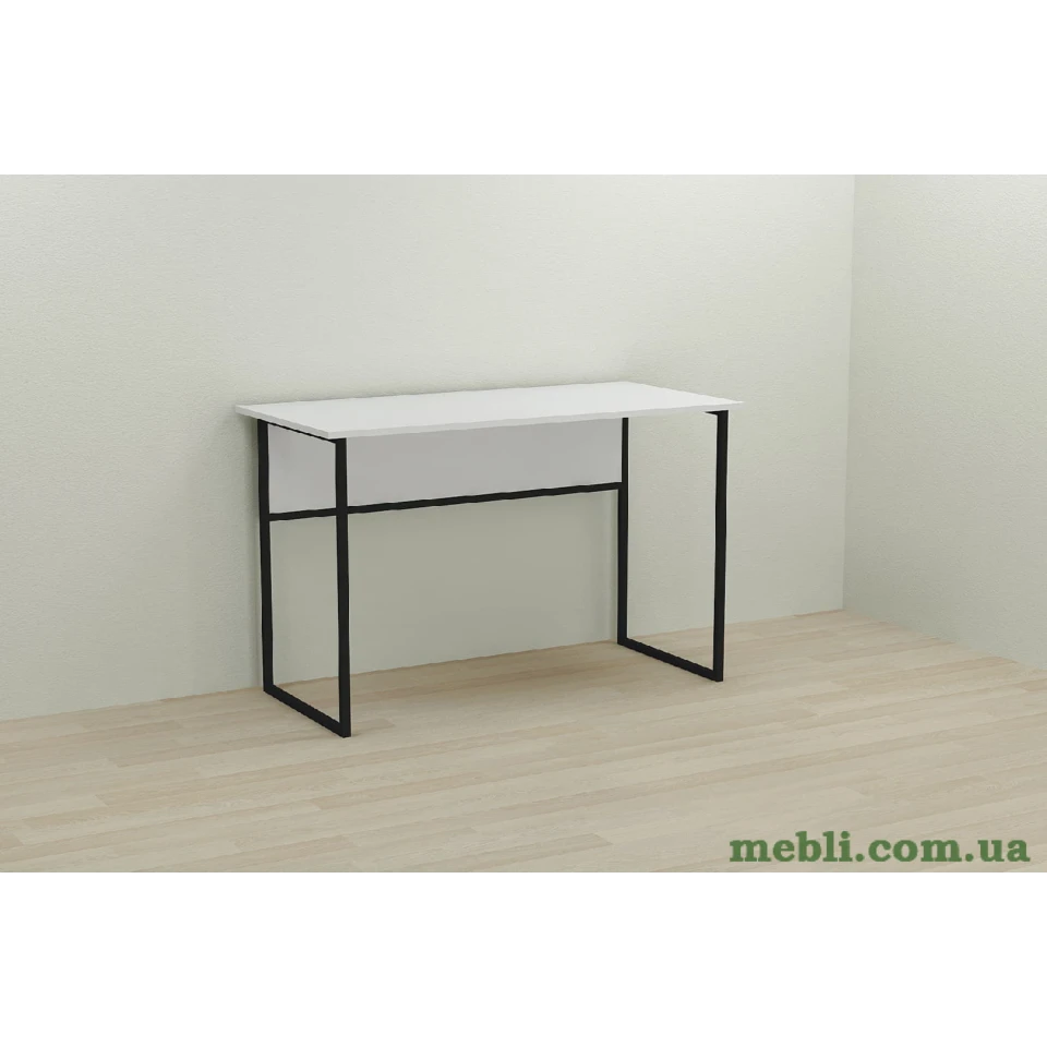 Комп'ютерний стіл Ferrum-decor Коді 75x120x70 чорний ДСП Білий 16мм