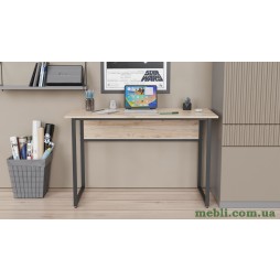 Комп'ютерний стіл Ferrum-decor Коді 75x120x70 чорний ДСП Дуб Артизан 16мм