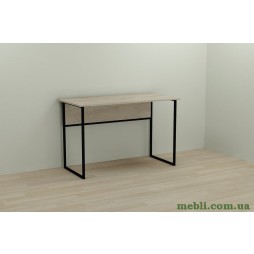 Комп'ютерний стіл Ferrum-decor Коді 75x120x70 чорний ДСП Дуб Сонома 16мм