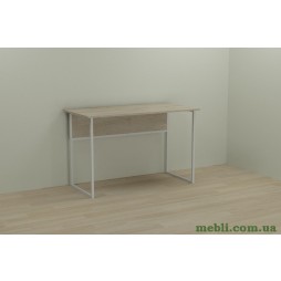 Комп'ютерний стіл Ferrum-decor Коді 75x140x60 білий ДСП Дуб Сонома 16мм