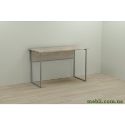 Комп'ютерний стіл Ferrum-decor Коді 75x140x60 сірий ДСП Дуб Сонома 16мм