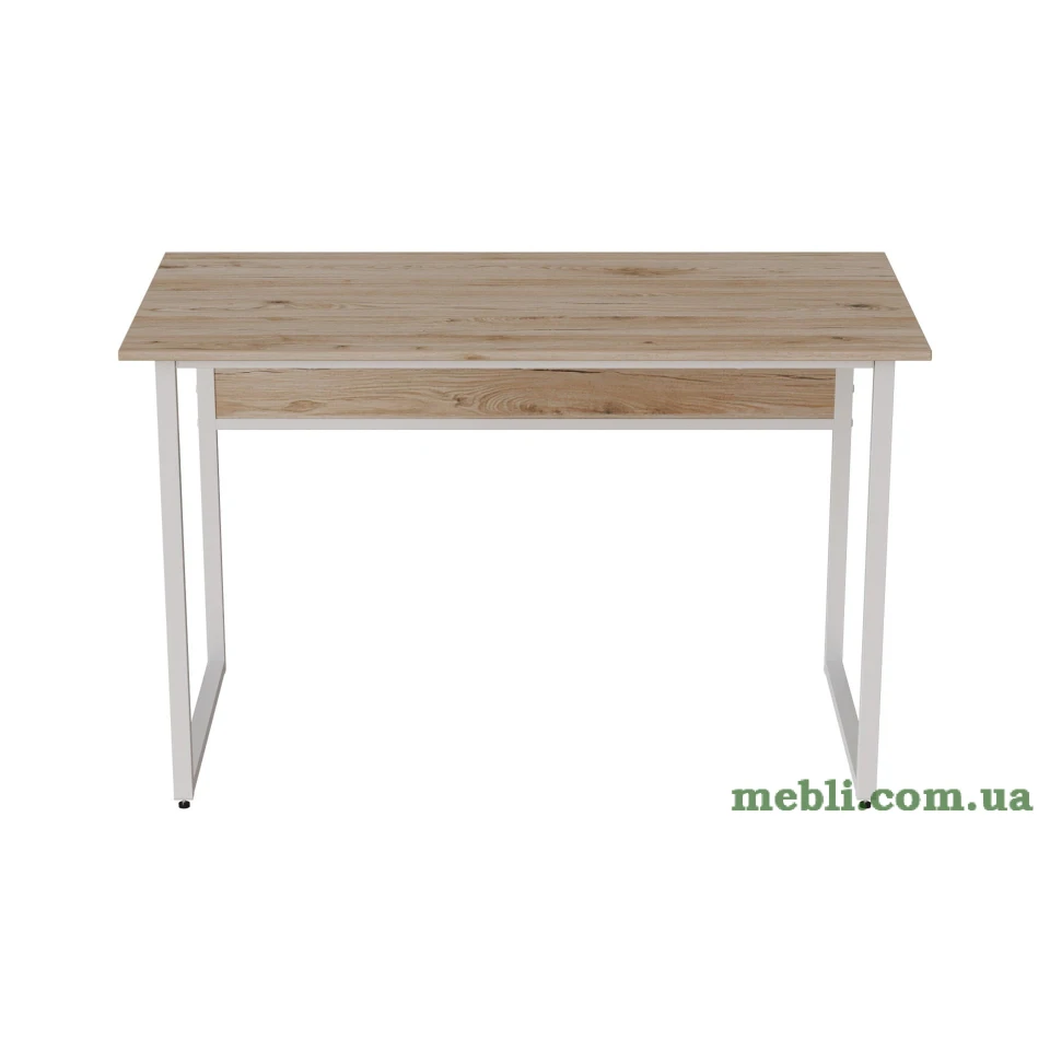 Комп'ютерний стіл Ferrum-decor Коді 75x140x70 білий ДСП Дуб Артізан 32мм