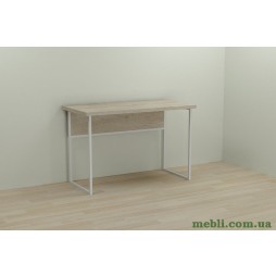 Комп'ютерний стіл Ferrum-decor Коді 75x140x70 білий ДСП Дуб Сонома 32мм