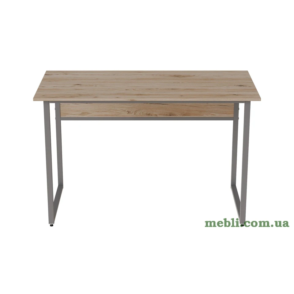 Комп'ютерний стіл Ferrum-decor Коді 75x140x70 сірий ДСП Дуб Артізан 16мм