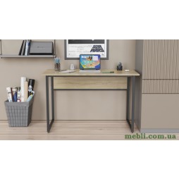 Комп'ютерний стіл Ferrum-decor Коді 75x140x70 чорний ДСП Дуб Сонома 16мм