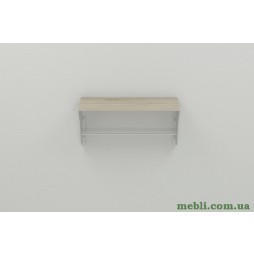 Полиця настінна Ferrum-decor Комфі 260x500x240 метал Білий ДСП Сонома