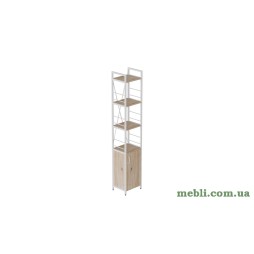 Етажерка 4/34 Серії Конект з тумбою 179x34x28 Білий ДСП Дуб Сан-Марино
