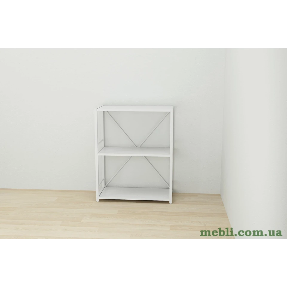 Етажерка 3/60 Ferrum-decor Серії Коннект 73x60x28 білий ДСП Білий 16мм