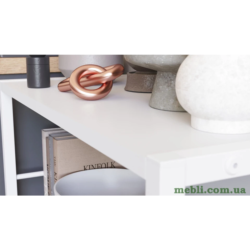 Етажерка 3/60 Ferrum-decor Серії Коннект 73x60x28 білий ДСП Білий 16мм