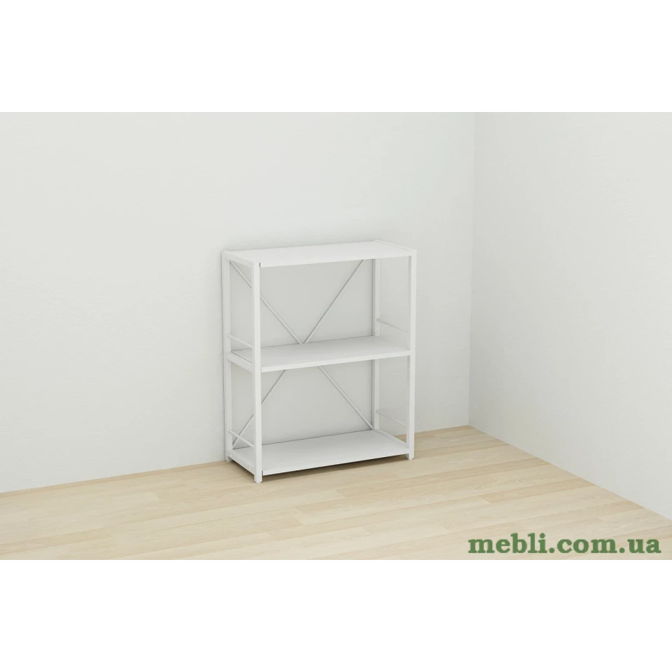 Етажерка 3/60 Ferrum-decor Серії Коннект 73x60x28 білий ДСП Білий 16мм