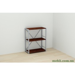 Етажерка 3/60 Ferrum-decor Серії Коннект 73x60x28 сірий ДСП Венге 16мм