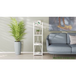 Етажерка 4/34 Ferrum-decor Серії Коннект 120x34x28 білий ДСП Білий 16мм