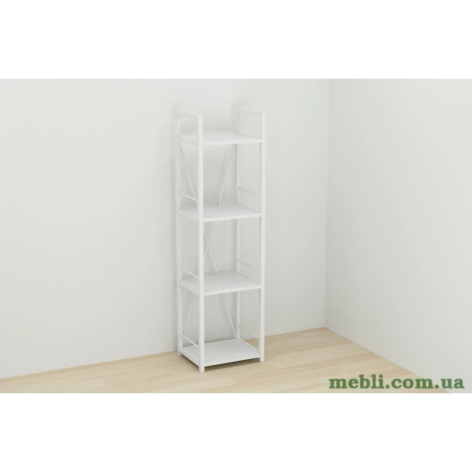 Етажерка 4/34 Ferrum-decor Серії Коннект 120x34x28 білий ДСП Білий 16мм