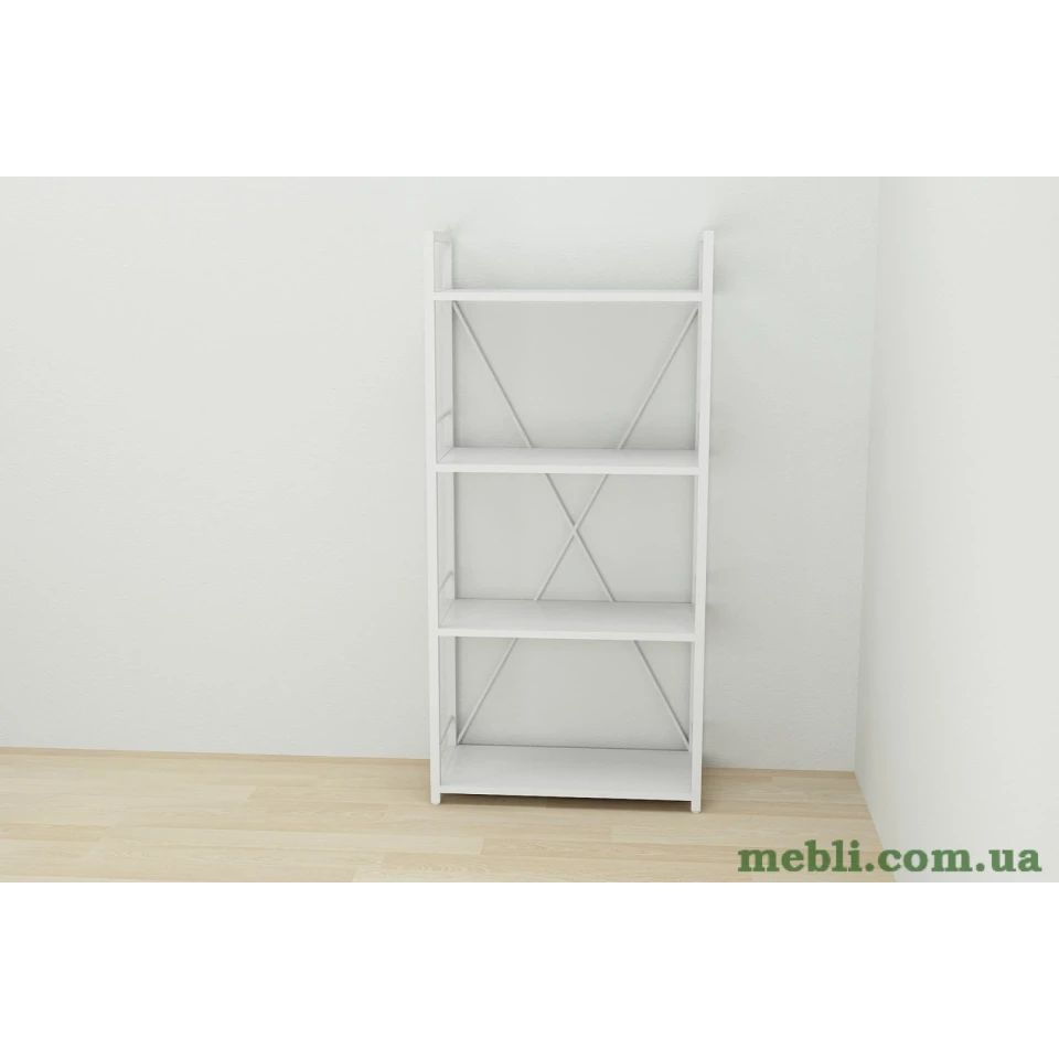 Етажерка 4/60 Ferrum-decor Серії Коннект 120x60x28 білий ДСП Білий 16мм
