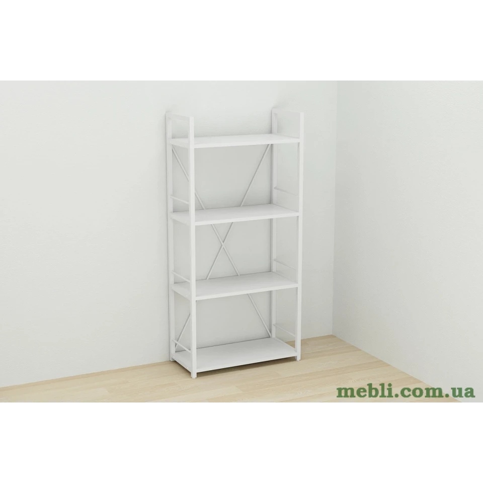 Етажерка 4/60 Ferrum-decor Серії Коннект 120x60x28 білий ДСП Білий 16мм