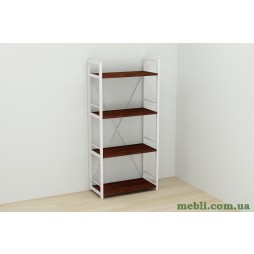 Етажерка 4/60 Ferrum-decor Серії Коннект 120x60x28 білий ДСП Венге 16мм