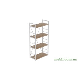 Етажерка 4/60 Серії Коннект 120x60x28 білий ДСП Дуб Сан-Марино 16мм