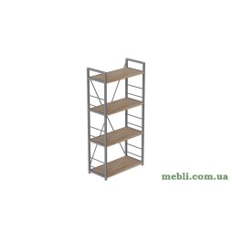 Етажерка 4/60 Серії Коннект 120x60x28 сірий ДСП Дуб Сан-Марино 16мм