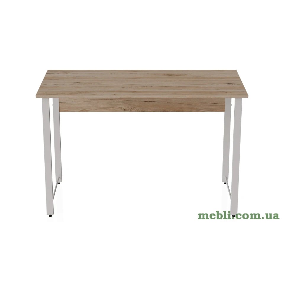 Комп'ютерний стіл Ferrum-decor Курт 75x100x60 білий ДСП Дуб Артізан 16мм