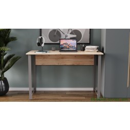 Комп'ютерний стіл Ferrum-decor Курт 75x100x60 сірий ДСП Дуб Артізан 16мм