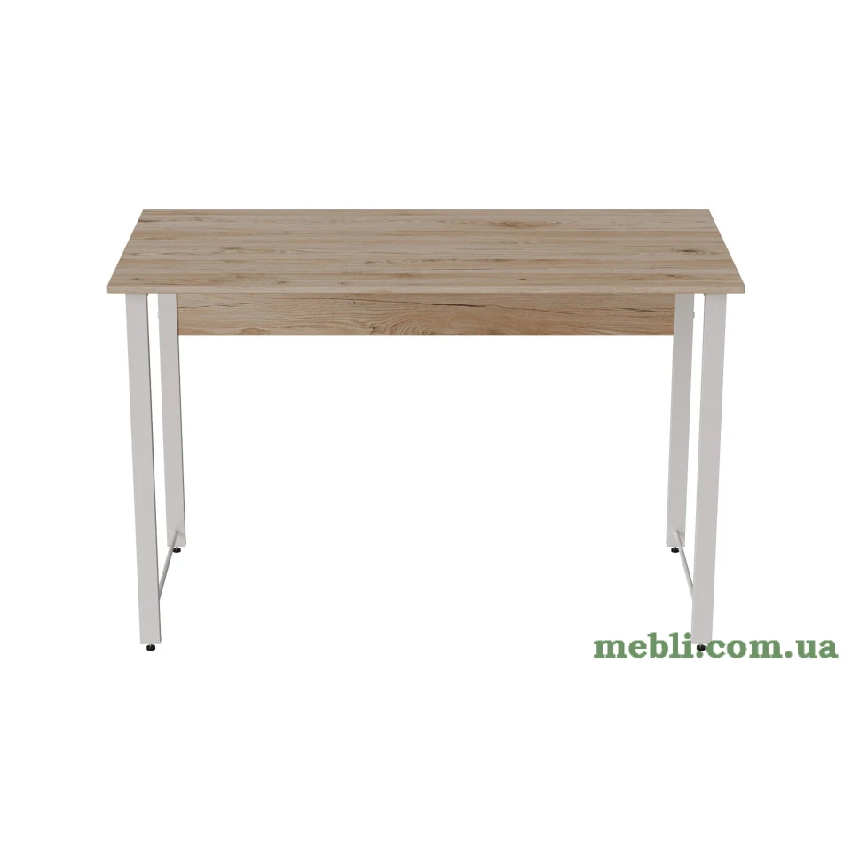 Комп'ютерний стіл Ferrum-decor Курт 75x100x70 білий ДСП Дуб Артізан 16мм