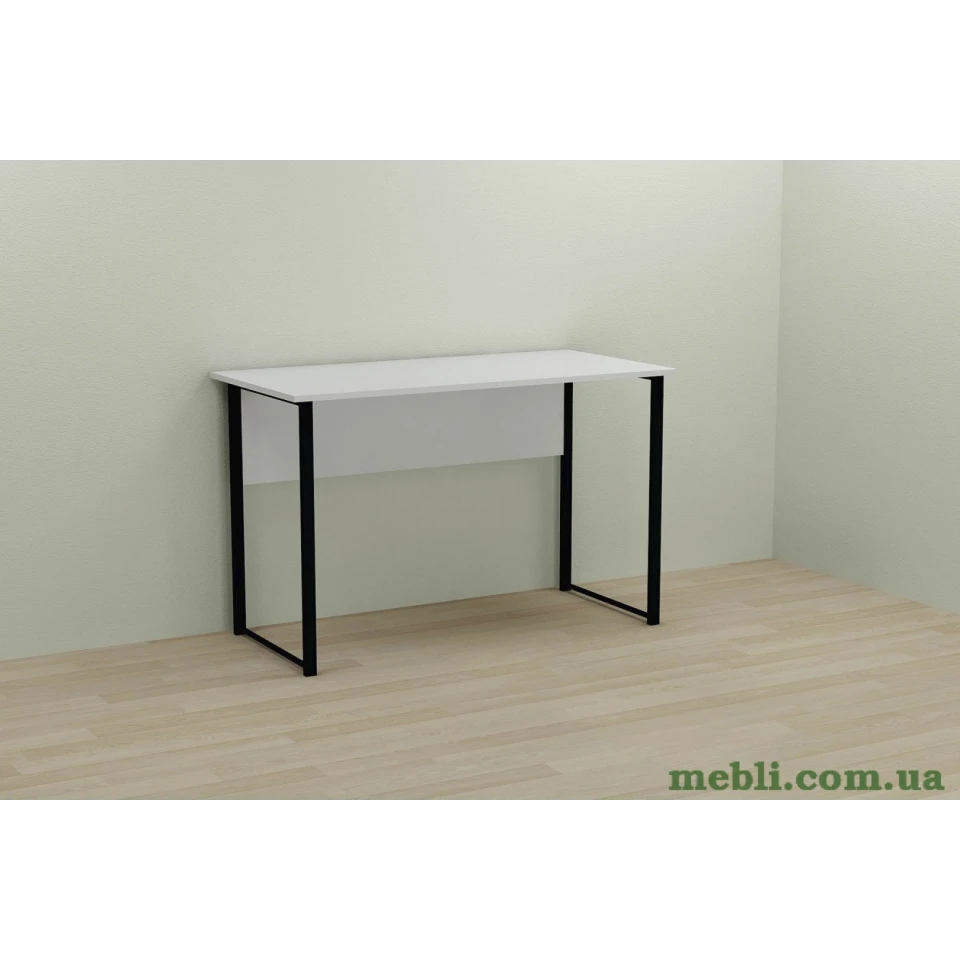 Комп'ютерний стіл Ferrum-decor Курт 75x100x70 чорний ДСП Білий 16мм