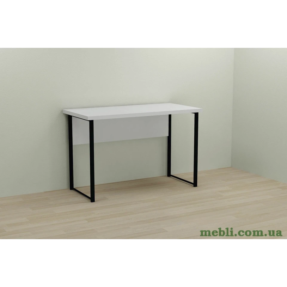 Комп'ютерний стіл Ferrum-decor Курт 75x100x70 чорний ДСП Білий 32мм