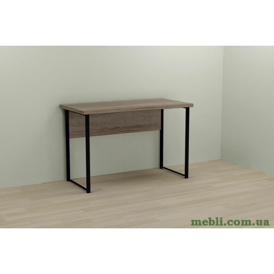 Комп'ютерний стіл Ferrum-decor Курт 75x100x70 чорний ДСП Дуб Сонома Труфель 32мм