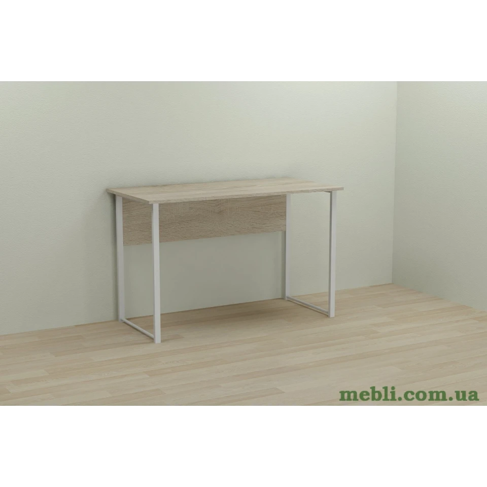 Комп'ютерний стіл Ferrum-decor Курт 75x120x70 білий ДСП Дуб Сонома 16мм